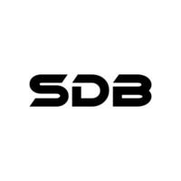 sdb Brief Logo Design, Inspiration zum ein einzigartig Identität. modern Eleganz und kreativ Design. Wasserzeichen Ihre Erfolg mit das auffällig diese Logo. vektor