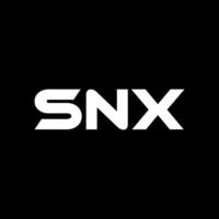 snx Brief Logo Design, Inspiration zum ein einzigartig Identität. modern Eleganz und kreativ Design. Wasserzeichen Ihre Erfolg mit das auffällig diese Logo. vektor