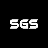 sgs Brief Logo Design, Inspiration zum ein einzigartig Identität. modern Eleganz und kreativ Design. Wasserzeichen Ihre Erfolg mit das auffällig diese Logo. vektor