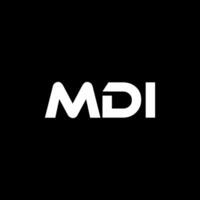 mdi brev logotyp design, inspiration för en unik identitet. modern elegans och kreativ design. vattenmärke din Framgång med de slående detta logotyp. vektor