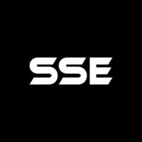 sse brev logotyp design, inspiration för en unik identitet. modern elegans och kreativ design. vattenmärke din Framgång med de slående detta logotyp. vektor