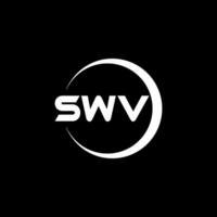 swv Brief Logo Design, Inspiration zum ein einzigartig Identität. modern Eleganz und kreativ Design. Wasserzeichen Ihre Erfolg mit das auffällig diese Logo. vektor