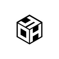 dhy Brief Logo Design, Inspiration zum ein einzigartig Identität. modern Eleganz und kreativ Design. Wasserzeichen Ihre Erfolg mit das auffällig diese Logo. vektor