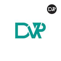 Brief dvp Monogramm Logo Design vektor