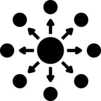 solide Symbol zum Einheitmonade vektor