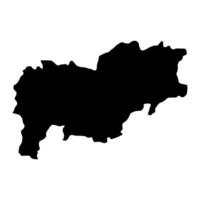 uruzgan provins Karta, administrativ division av afghanistan. vektor