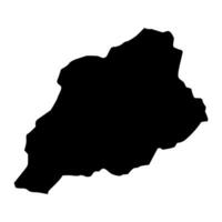 khost provins Karta, administrativ division av afghanistan. vektor