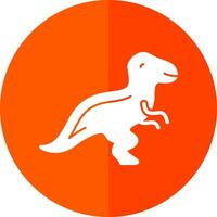 Dinosaurier-Vektor-Icon-Design vektor