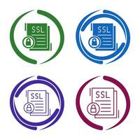 SSL-Vektorsymbol vektor