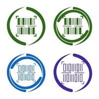 Barcode-Vektorsymbol vektor