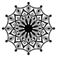 mandala bakgrundsdesign. vektor