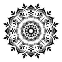Mandala-Hintergrunddesign. vektor