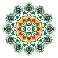 mandala bakgrundsdesign. vektor