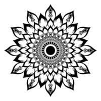 mandala bakgrundsdesign. vektor