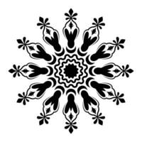 mandala bakgrundsdesign. vektor