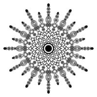 mandala bakgrundsdesign. vektor