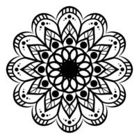 mandala bakgrundsdesign. vektor