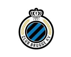 klubb brugge kv klubb logotyp symbol belgien liga fotboll abstrakt design vektor illustration