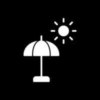 Sonne Regenschirm Vektor Symbol Design