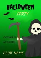 Halloween Party Einladung, glücklich Halloween ,Trick oder behandeln, Poster zum Einladung vektor