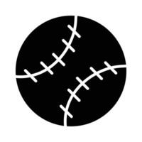Baseball Vektor Glyphe Symbol zum persönlich und kommerziell verwenden.
