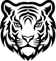 Tiger - - minimalistisch und eben Logo - - Vektor Illustration