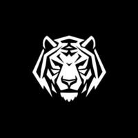 Tiger - - minimalistisch und eben Logo - - Vektor Illustration