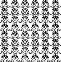 geometrisch Blumen- einstellen von nahtlos Muster. Weiß und schwarz Vektor Hintergründe. einfach Illustrationen.