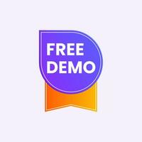 fri demo baner vektor