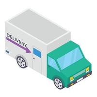 Logistiklieferwagen vektor