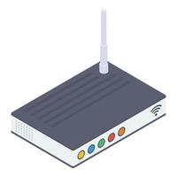 koncept för wifi-router vektor