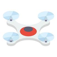 fliegende Drohne-Symbol vektor