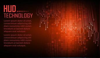 Cyber Circuit Future Technology Konzept Hintergrund vektor