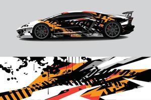 sport bil dekal wrap design vektor