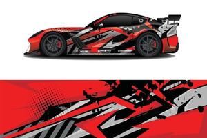 sport bil dekal wrap design vektor