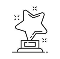 Star Bonus Menge, Besondere Preis- Belohnung Tasse Symbol vektor