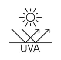 uvb Sonnenlicht, Quelle von uv Strahlung von Sonne t vektor