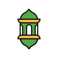 Fans, fanatisch, fawanees oder Laterne, Ramadan Lampe Zubehör, dekorativ im das heilig Monat. karem. Ramadan Laterne, eid, Islam, Mubarak, Muslim Symbol. Vektor Illustration auf Weiß hintergrund.eps10