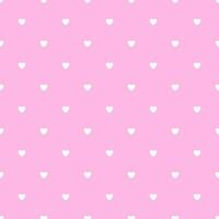 romantisk rosa sömlös polka hjärta vektor mönster bakgrund för valentine dag februari 14, 8 Mars, mors dag, äktenskap, födelse firande. härlig chic design.