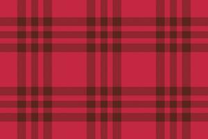 Vektor Textil- Hintergrund von Muster Textur prüfen mit ein Plaid Tartan nahtlos Stoff.