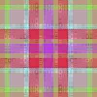 Textur Tartan Textil- von nahtlos prüfen Hintergrund mit ein Plaid Vektor Stoff Muster.