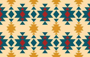 etnisk abstrakt ikat konst. aztec prydnad skriva ut. geometrisk etnisk mönster sömlös Färg orientalisk. design för bakgrund ,ridå, matta, tapet, Kläder, omslag, batik, vektor illustration.