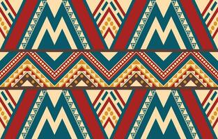 ethnisch abstrakt Ikat Kunst. aztekisch Ornament drucken. geometrisch ethnisch Muster nahtlos Farbe orientalisch. Design zum Hintergrund ,Vorhang, Teppich, Hintergrund, Kleidung, Verpackung, Batik, Vektor Illustration.