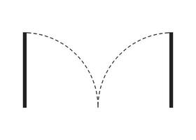 Tür planen Symbol Design Vektor isoliert