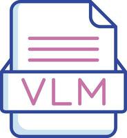 vlm Datei Format Vektor Symbol