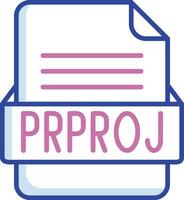 prproj Datei Format Vektor Symbol