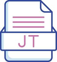 jt Datei Format Vektor Symbol