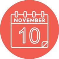 10 November Vektor Symbol