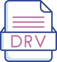 drv Datei Format Vektor Symbol