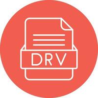 drv Datei Format Vektor Symbol